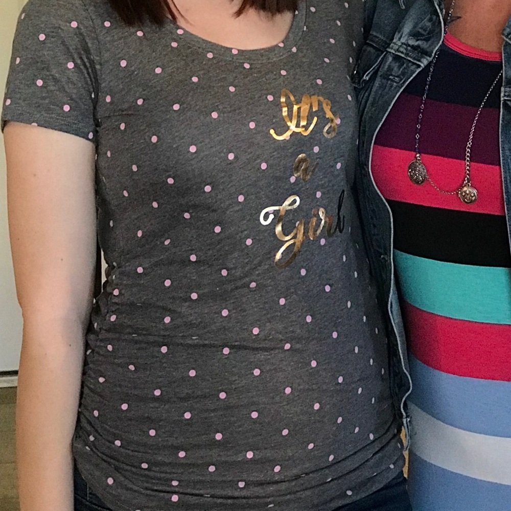 It’s a girl maternity shirt